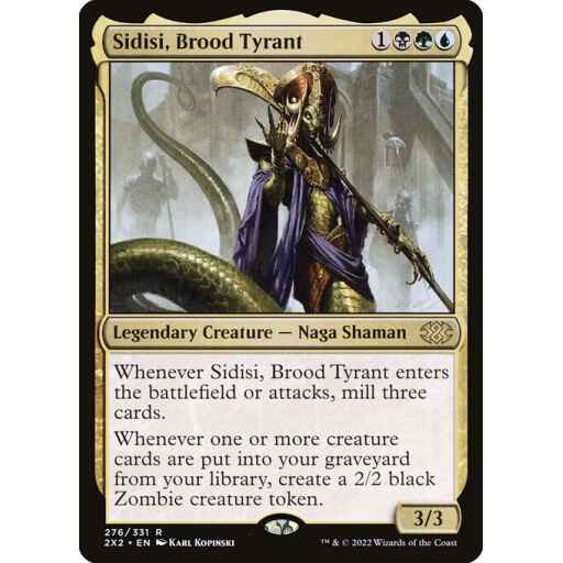 Double Masters 2022 - 276 - Sidisi, Brood Tyrant - Rare - Multi - Non-foil