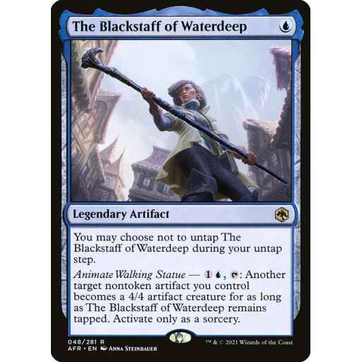 Adventures in the Forgotten Realms - 48 - The Blackstaff of Waterdeep - Rare - U - Non-foil