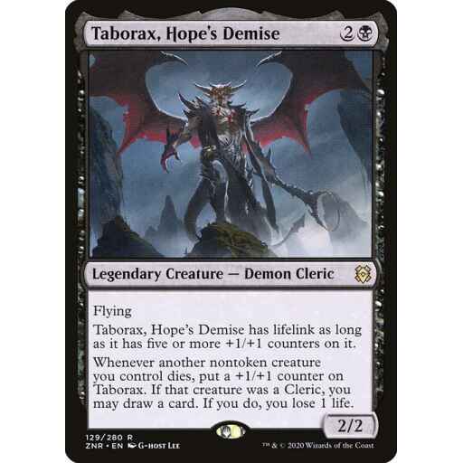 Zendikar Rising - 129 - Taborax, Hope's Demise - Rare - B - Non-foil