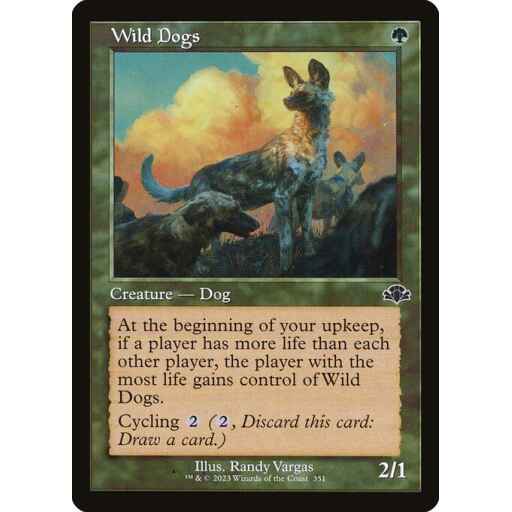 Dominaria Remastered - 351 - Wild Dogs - Common - G - Non-foil