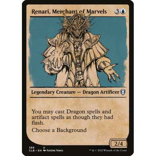 Commander Legends: Battle for Baldur's Gate - 386 - Renari, Merchant of Marvels - Uncommon - U - Non-foil
