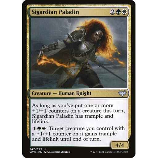 Innistrad: Crimson Vow - 247 - Sigardian Paladin - Uncommon - WG - Non-foil