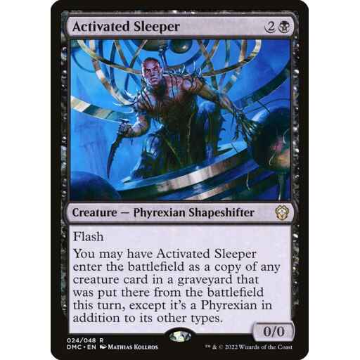 Dominaria United Commander - 24 - Activated Sleeper - Rare - B - Non-foil