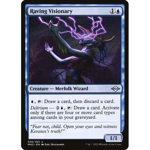 Modern Horizons 2 - 56 - Raving Visionary - Uncommon - U - Non-foil