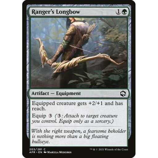 Adventures in the Forgotten Realms - 203 - Ranger's Longbow - Common - G - Non-foil