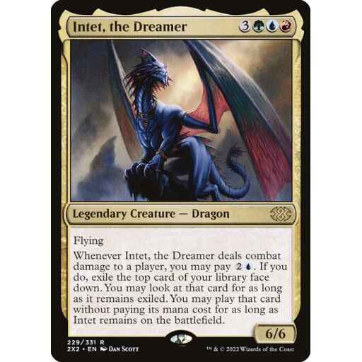 Double Masters 2022 - 229 - Intet, the Dreamer - Rare - Multi - Non-foil