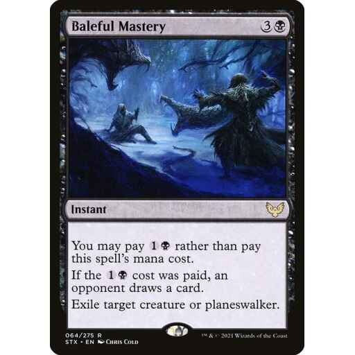 Strixhaven: School of Mages - 64 - Baleful Mastery - Rare - B - Non-foil