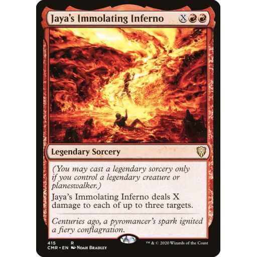 Commander Legends - 415 - Jaya's Immolating Inferno - Rare - R - Non-foil