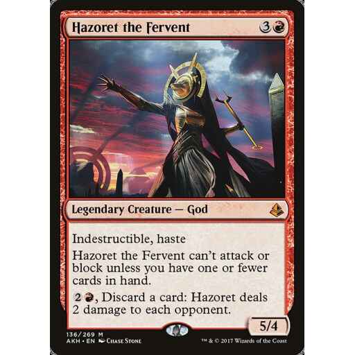 Amonkhet - 136 - Hazoret the Fervent - Mythic - R - Non-foil