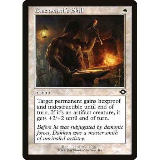 Modern Horizons 2 - 381 - Blacksmith's Skill - Common - W - Non-foil