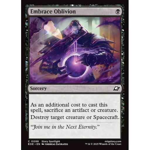 Edge of Eternities - 98 - Embrace Oblivion - Common - B - Non-foil