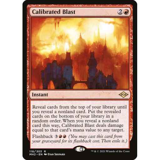 Modern Horizons 2 - 118 - Calibrated Blast - Rare - R - Non-foil