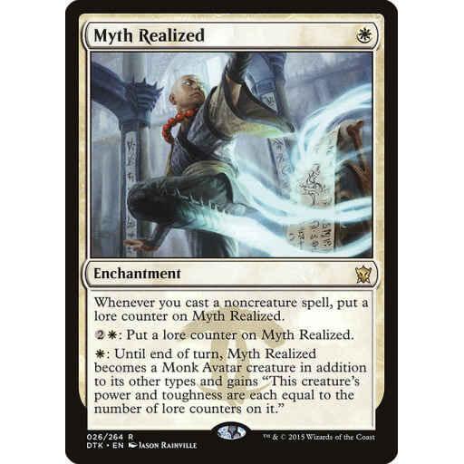 Dragons of Tarkir - 26 - Myth Realized - Rare - W - Non-foil