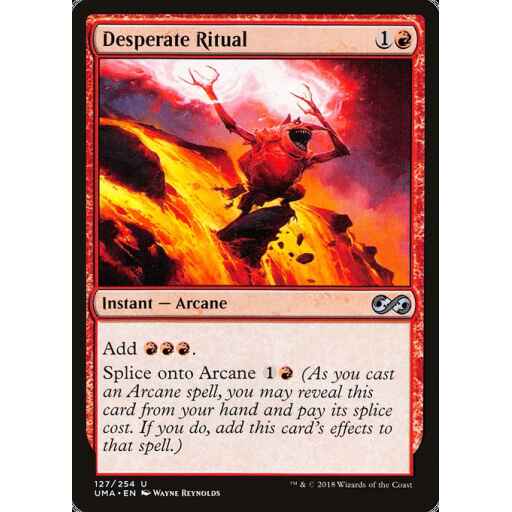 Ultimate Masters - 127 - Desperate Ritual - Uncommon - R - Non-foil