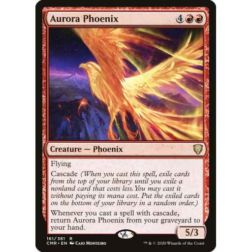 Commander Legends - 161 - Aurora Phoenix - Rare - R - Non-foil