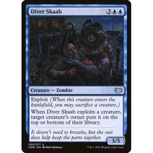 Innistrad: Crimson Vow - 56 - Diver Skaab - Uncommon - U - Non-foil