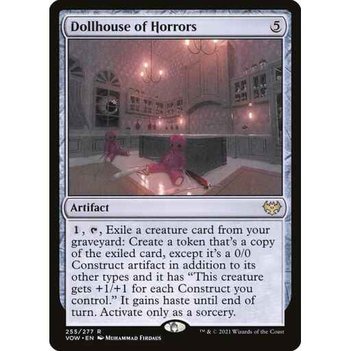 Innistrad: Crimson Vow - 255 - Dollhouse of Horrors - Rare - C - Non-foil