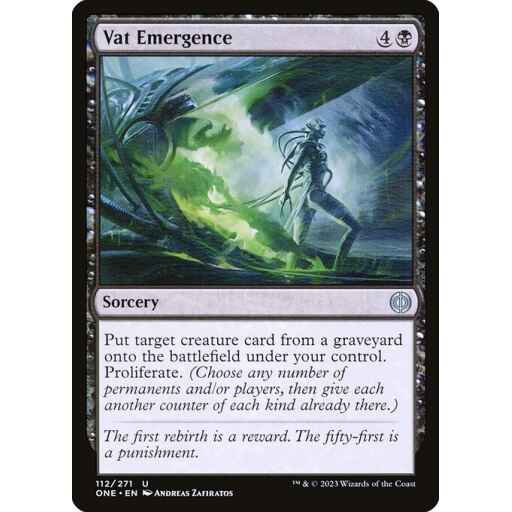 Phyrexia: All Will Be One - 112 - Vat Emergence - Uncommon - B - Foil