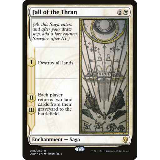 Dominaria - 18 - Fall of the Thran - Rare - W - Non-foil