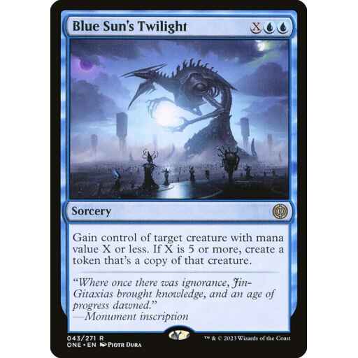 Phyrexia: All Will Be One - 43 - Blue Sun's Twilight - Rare - U - Non-foil