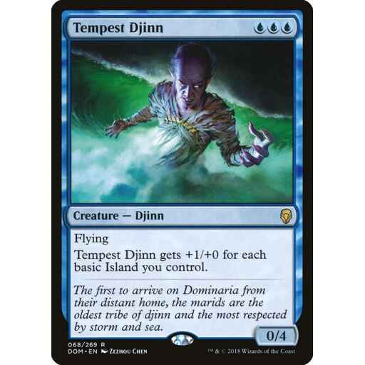Dominaria - 68 - Tempest Djinn - Rare - U - Non-foil
