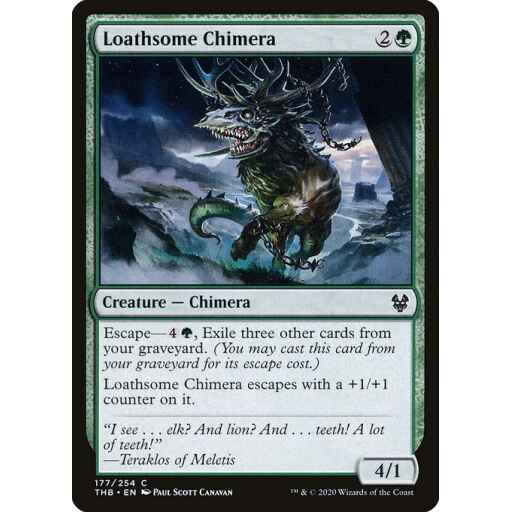 Theros Beyond Death - 177 - Loathsome Chimera - Common - G - Non-foil