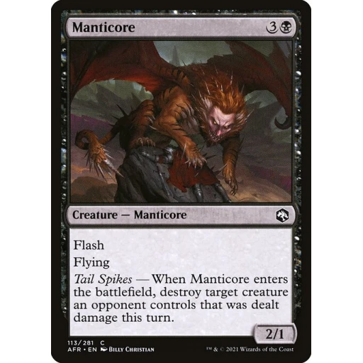 Adventures in the Forgotten Realms - 113 - Manticore - Common - B - Non-foil