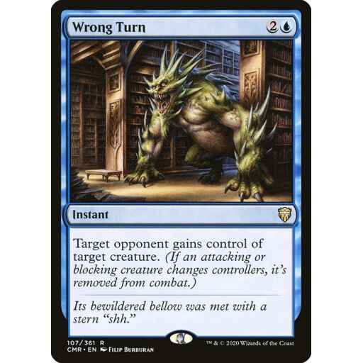 Commander Legends - 107 - Wrong Turn - Rare - U - Non-foil
