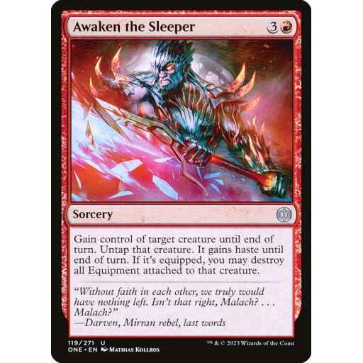 Phyrexia: All Will Be One - 119 - Awaken the Sleeper - Uncommon - R - Non-foil