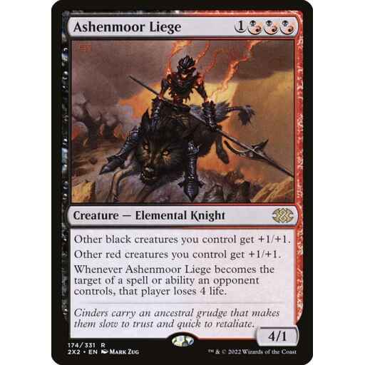 Double Masters 2022 - 174 - Ashenmoor Liege - Rare - BR - Foil