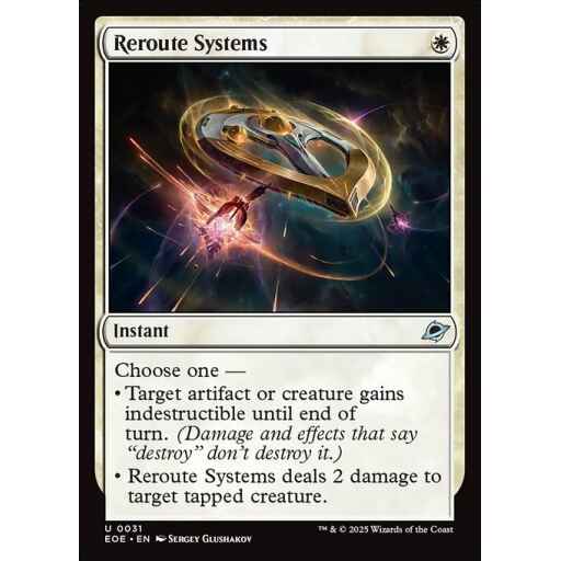 Edge of Eternities - 31 - Reroute Systems - Uncommon - W - Non-foil