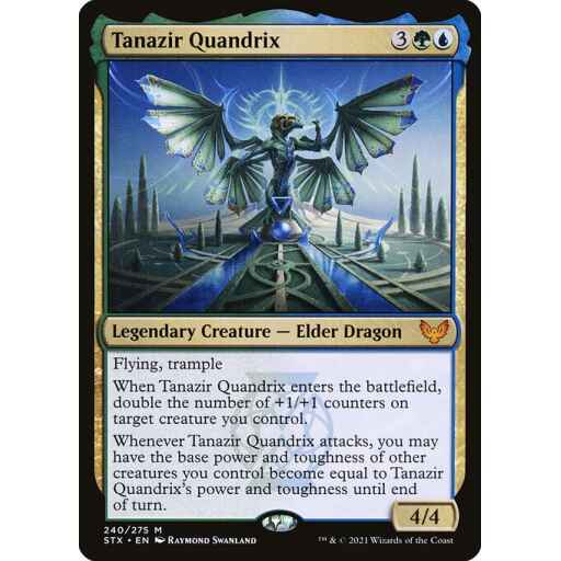 Strixhaven: School of Mages - 240 - Tanazir Quandrix - Mythic - UG - Non-foil