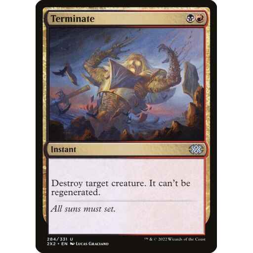 Double Masters 2022 - 284 - Terminate - Uncommon - BR - Non-foil