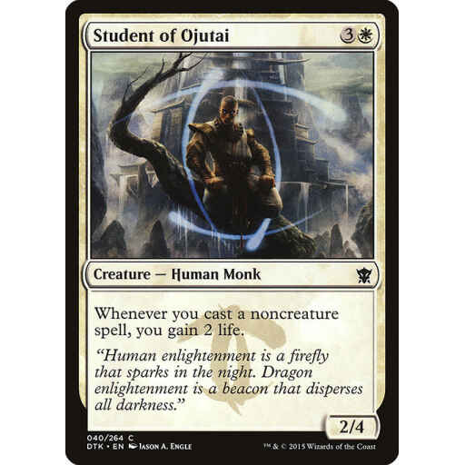 Dragons of Tarkir - 40 - Student of Ojutai - Common - W - Non-foil
