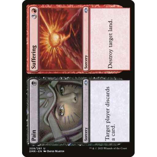 Dominaria Remastered - 209 - Pain // Suffering - Uncommon - BR - Non-foil