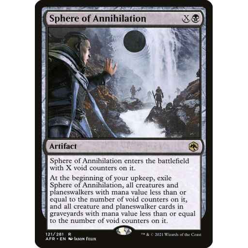 Adventures in the Forgotten Realms - 121 - Sphere of Annihilation - Rare - B - Non-foil