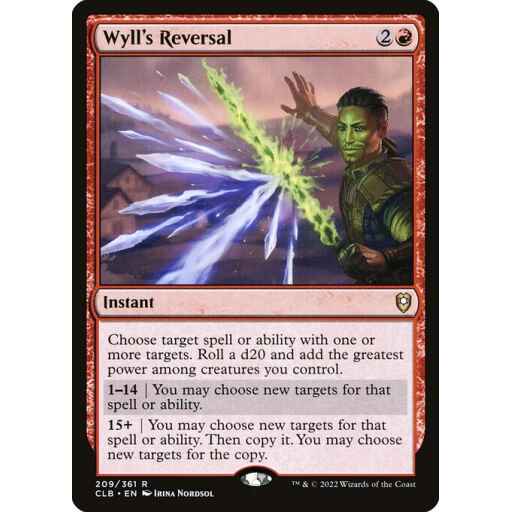 Commander Legends: Battle for Baldur's Gate - 209 - Wyll's Reversal - Rare - R - Non-foil