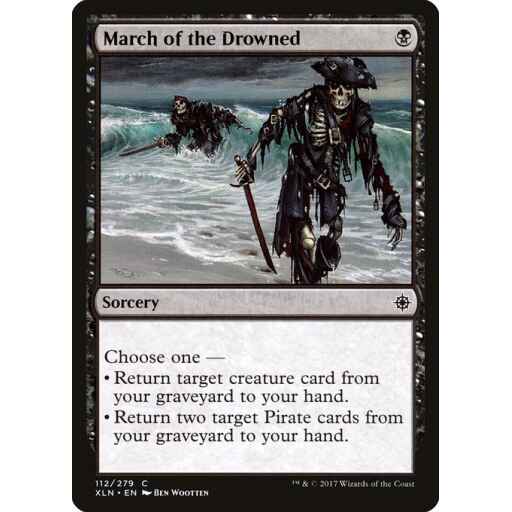 Ixalan - 112 - March of the Drowned - Common - B - Non-foil