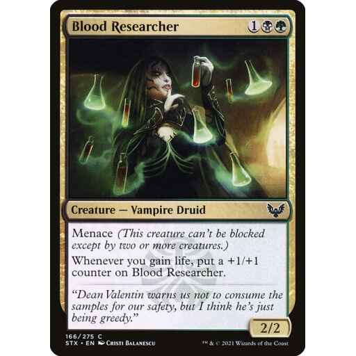 Strixhaven: School of Mages - 166 - Blood Researcher - Common - BG - Non-foil