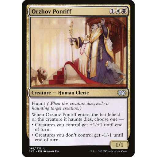 Double Masters 2022 - 261 - Orzhov Pontiff - Uncommon - WB - Non-foil
