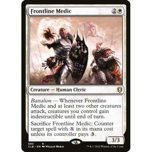 Commander Legends: Battle for Baldur's Gate - 693 - Frontline Medic - Rare - W - Non-foil