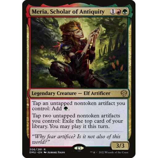 Dominaria United - 206 - Meria, Scholar of Antiquity - Rare - RG - Non-foil
