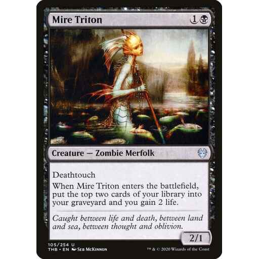 Theros Beyond Death - 105 - Mire Triton - Uncommon - B - Non-foil