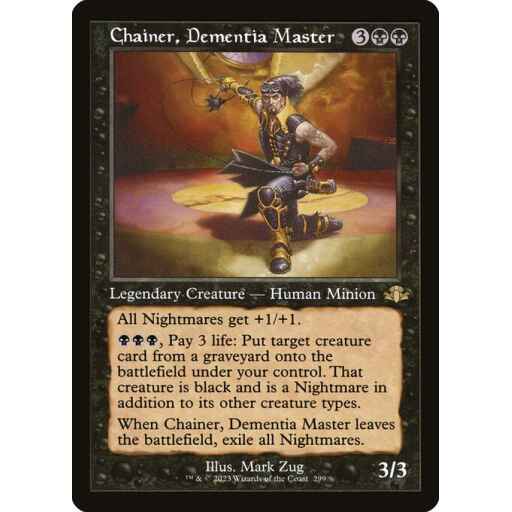 Dominaria Remastered - 299 - Chainer, Dementia Master - Rare - B - Non-foil