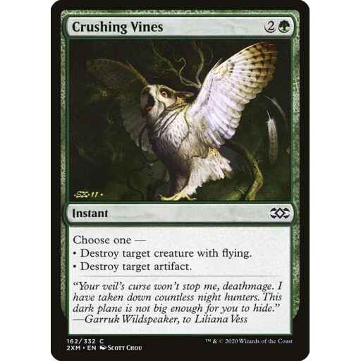Double Masters - 162 - Crushing Vines - Common - G - Non-foil