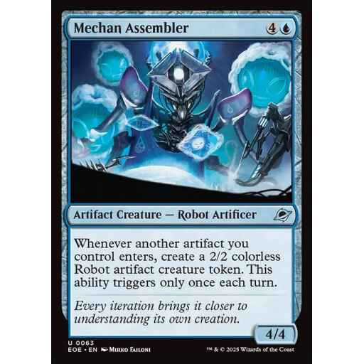 Edge of Eternities - 63 - Mechan Assembler - Uncommon - U - Foil