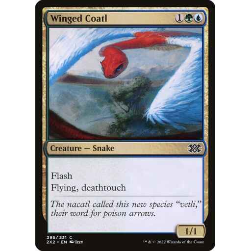 Double Masters 2022 - 295 - Winged Coatl - Common - UG - Non-foil