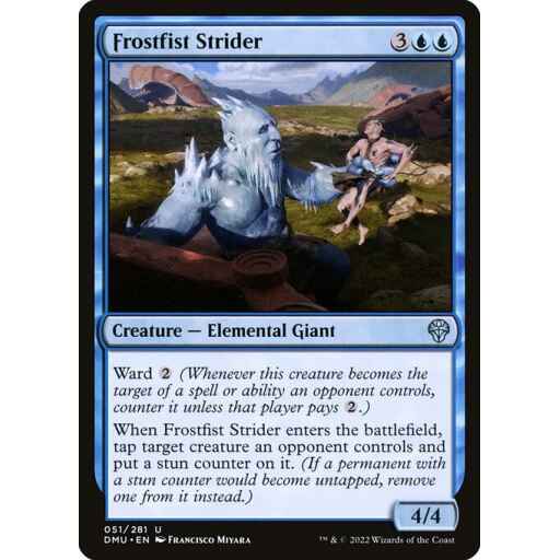 Dominaria United - 51 - Frostfist Strider - Uncommon - U - Non-foil