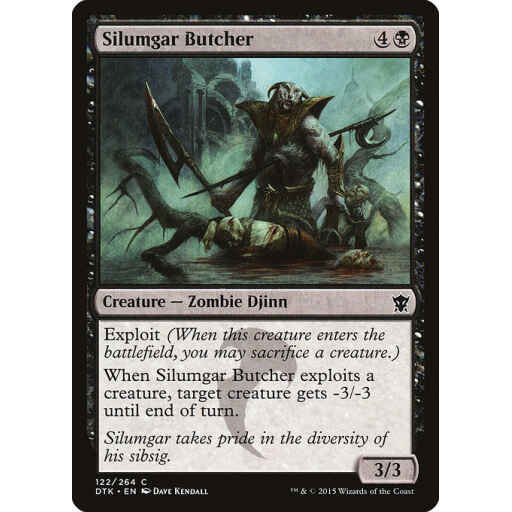 Dragons of Tarkir - 122 - Silumgar Butcher - Common - B - Non-foil