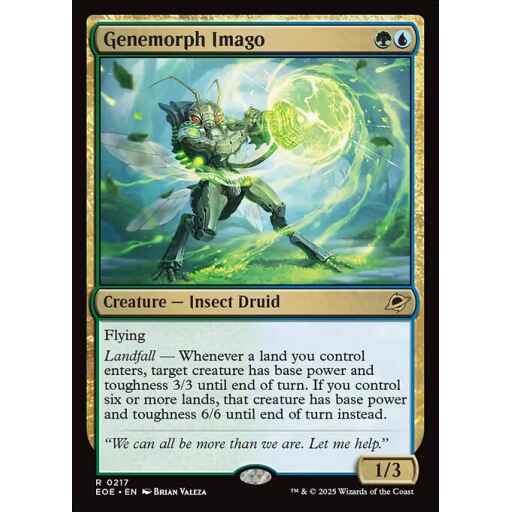Edge of Eternities - 217 - Genemorph Imago - Rare - UG - Non-foil